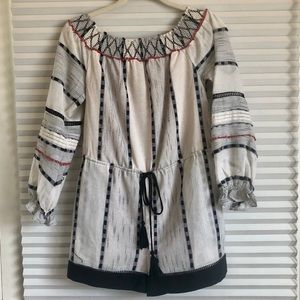 Anthropologie Hei Hei Off-The-Shoulder Romper